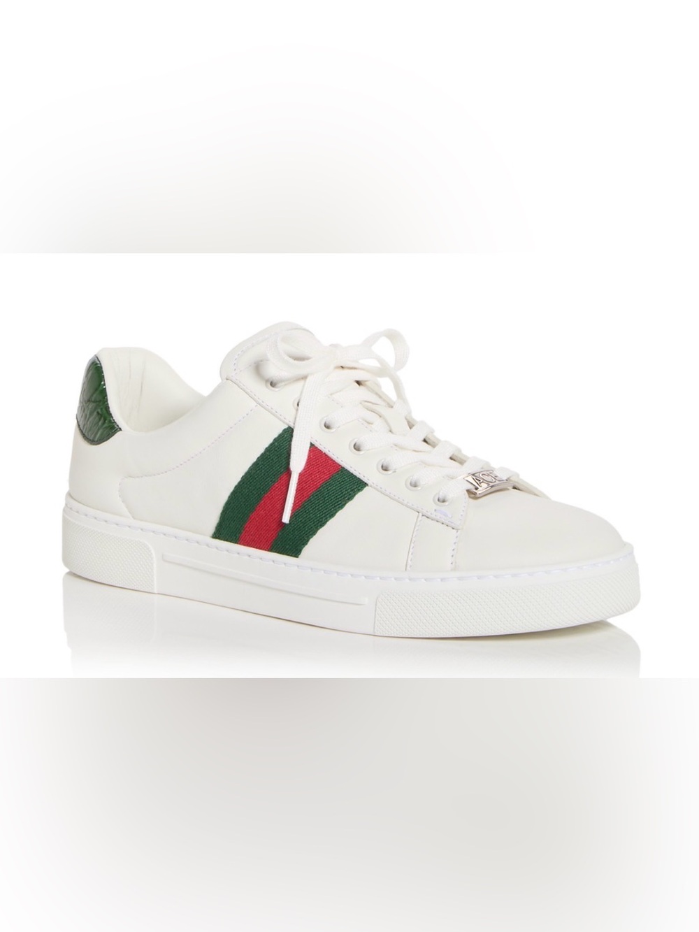 Gucci Women’s Ace Sneakers White Bianco Leather